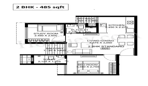 Bramha August Towers Floor Plan