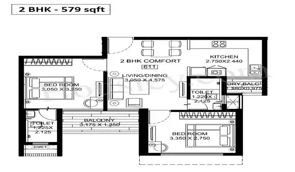 Bramha August Towers Floor Plan