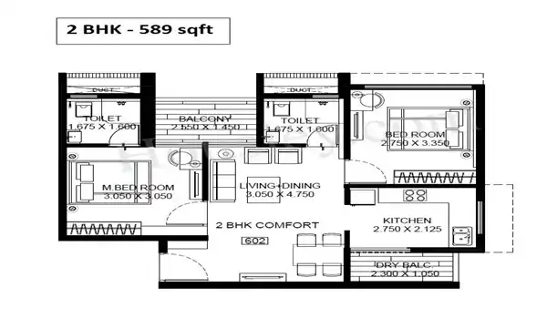 Bramha August Towers Floor Plan