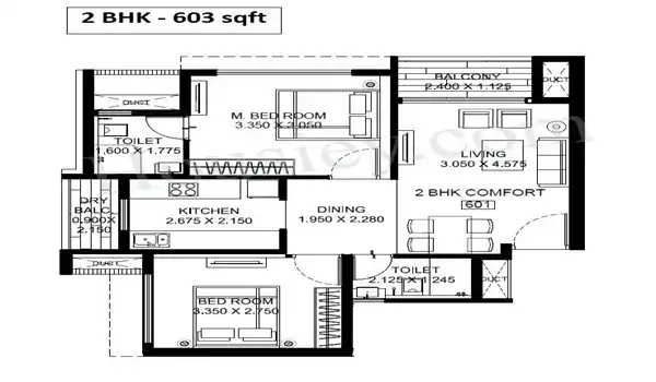 Bramha August Towers Floor Plan